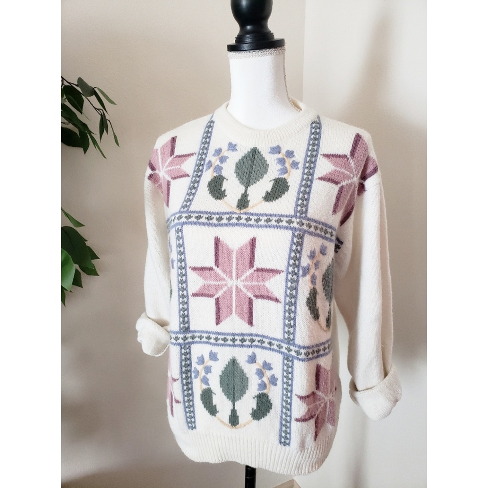 Alfred Dunner | Vintage Patchwork Sweater